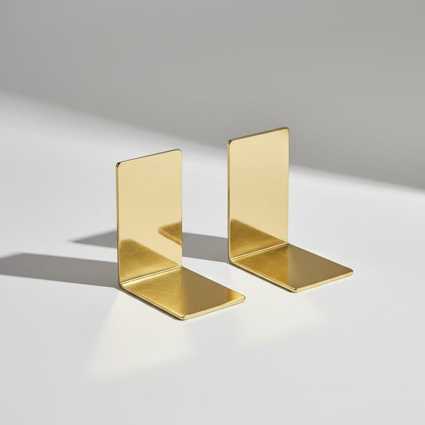 Buchstützen aus Messing, Paar
