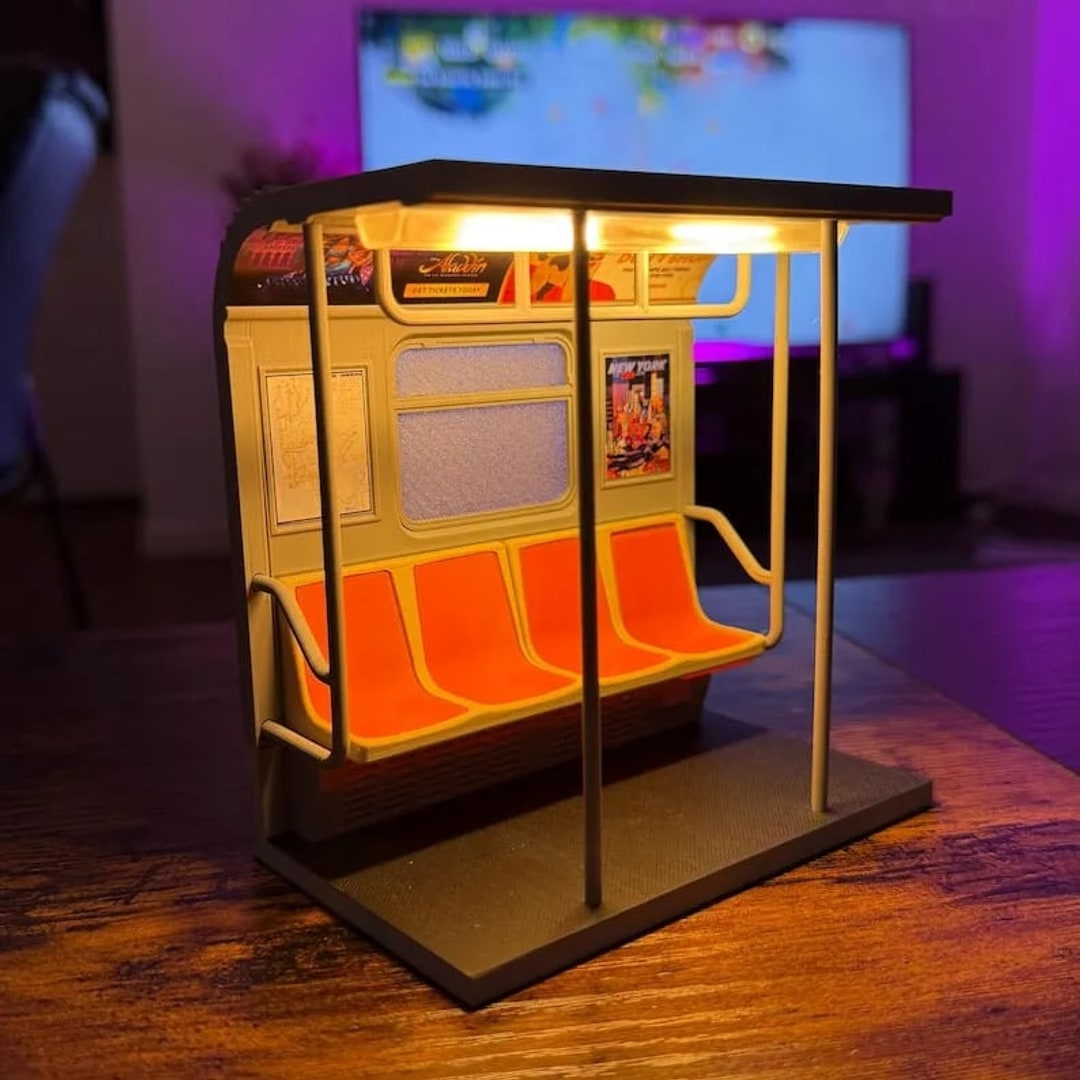 Miniatur-Zug-Schreibtischlampe